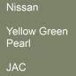 Preview: Nissan, Yellow Green Pearl, JAC.